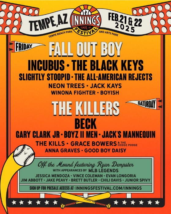 Fall Out Boy And The Killers To Headline Innings Festival