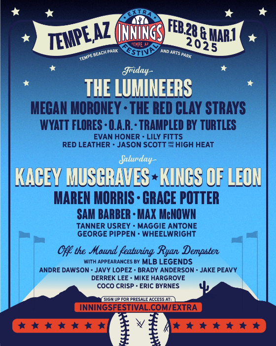 The Lumineers And Kacey Musgraves To Headline Extra Innings Festival