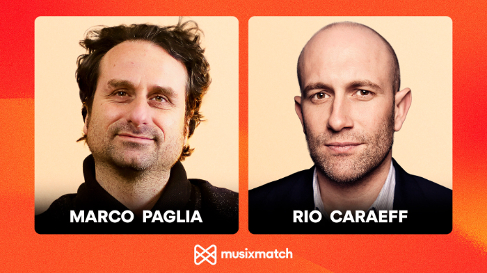 Musixmatch Appoints Co-Presidents Marco Paglia and Rio Caraeff Supporting Company and Industry-Wide Growth Trajectory