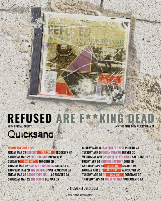 Refused The Shape of Punk to Come 25th Anniversary Vinyl Re-Issue Out Now