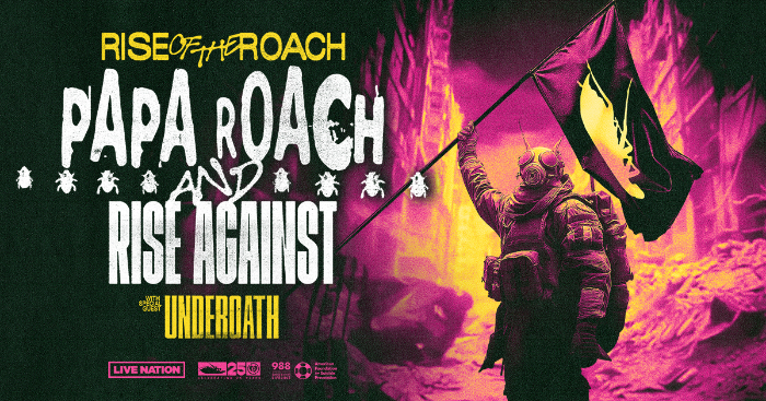 Papa Roach Announces ‘Rise Of The Roach’ North American Tour With Rise Against And Special Guest Underoath