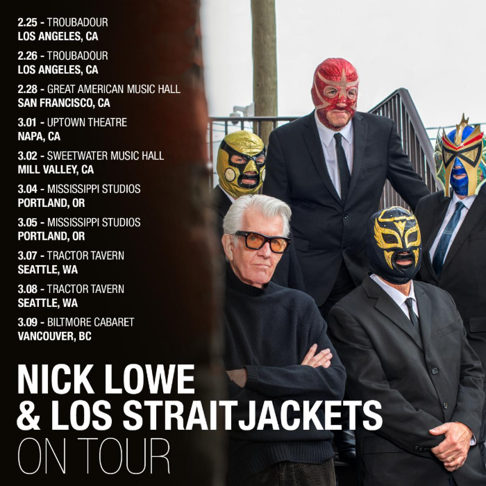 Nick Lowe and Los Straitjackets Extend International Tour Into Spring 2025 With Newly-Added North American Dates