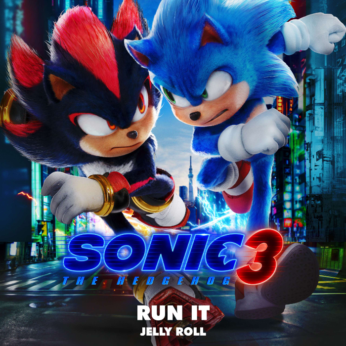 “Run It,” by Jelly Roll for Paramount Pictures’ Sonic the Hedgehog 3 Out Now