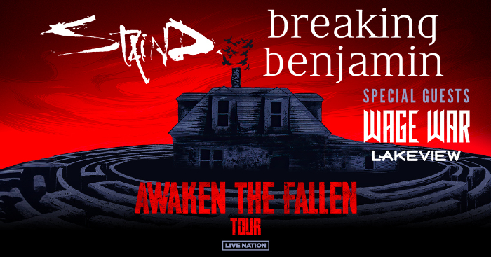 Breaking Benjamin and Staind Announce Co-Headlining ‘Awaken The Fallen Tour’