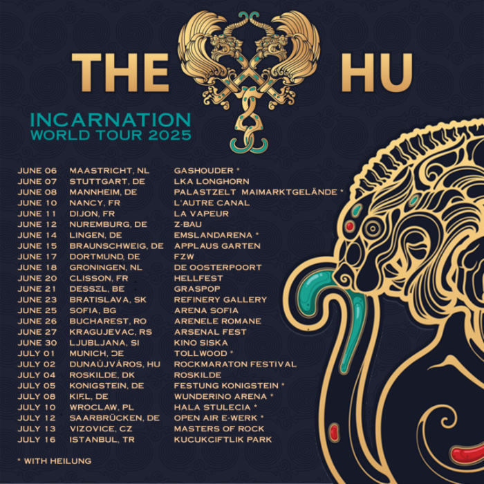 The Hu Announce 2025 “Incarnation” European Tour Dates