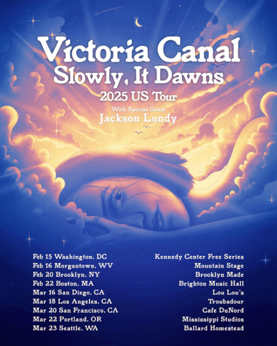 Victoria Canal Announces 2025 Us Headline Tour In Support Of Debut Album ‘Slowly, It Dawns’ (Jan 17)