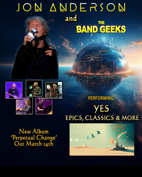 Jon Anderson and The Band Geeks Announce Leg One of Their 2025 North America Tour