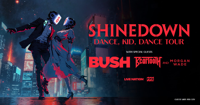 Shinedown Announces 2025 Dance, Kid, Dance Tour With Support From Special Guests BUSH And Beartooth