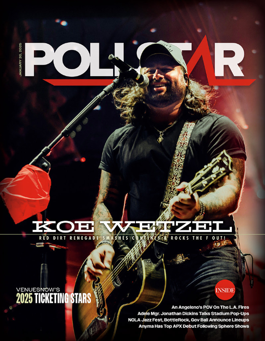 Koe Wetzel Graces POLLSTAR Cover Celebrating His Rise as a Modern-Day Rebel