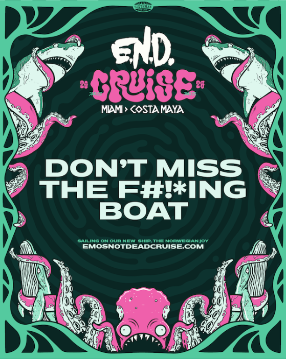 Emo’s Not Dead Cruise Returns in 2026 for Its Biggest Voyage Yet