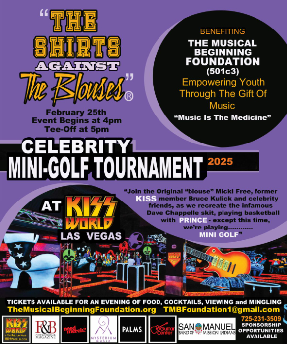 Micki Free & Heather Roberts Announce Music Fundraiser at KISS World Mini Golf in Las Vegas