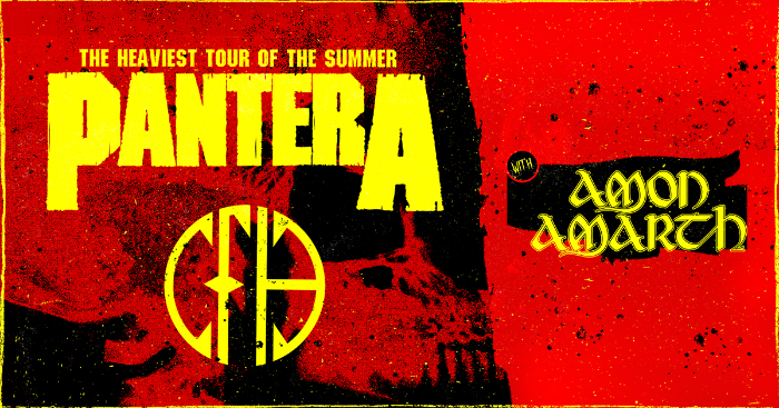 PANTERA Announces U.S. Summer Amphitheater Tour