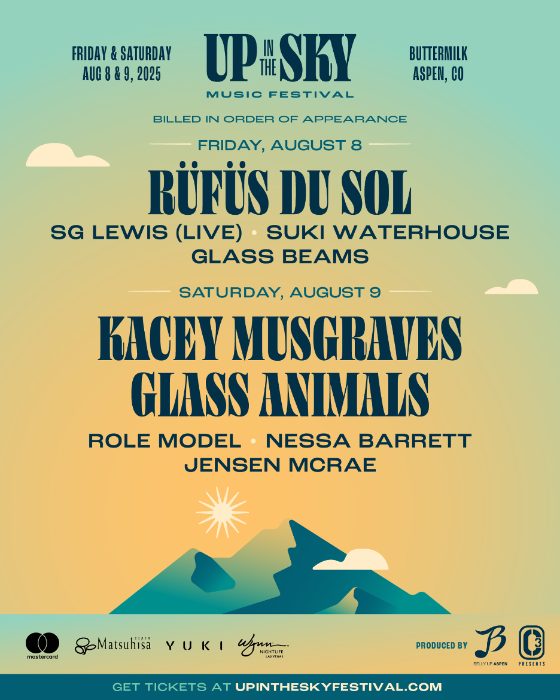 Rüfüs Du Sol And Kacey Musgraves To Headline Inaugural Up In The Sky Music Festival