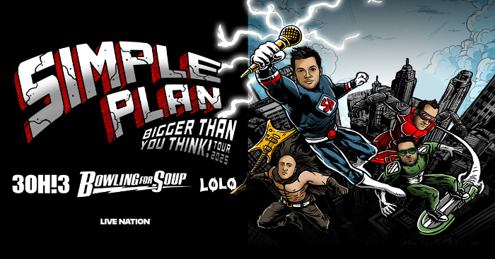 Simple Plan Announces The “Bigger Than You Think!” Tour – Celebrating The Band’s 25th Anniversary