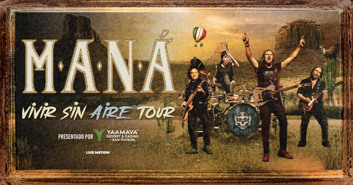 MANÁ Returns To North America With All-New ‘Vivir Sin Aire Tour’