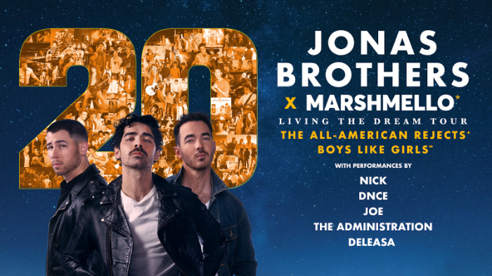 Jonas Brothers Announce Details For “JONAS20: Living the Dream” Tour