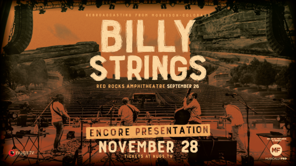 Billy Strings Confirms Encore Red Rocks Livestream for Nov. 28